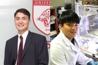 윤석구 고려대 기계공학부 교수(왼쪽)와 논문 제1저자로 참여한 안성필 연구원 - 고려대 기계공학부 제공